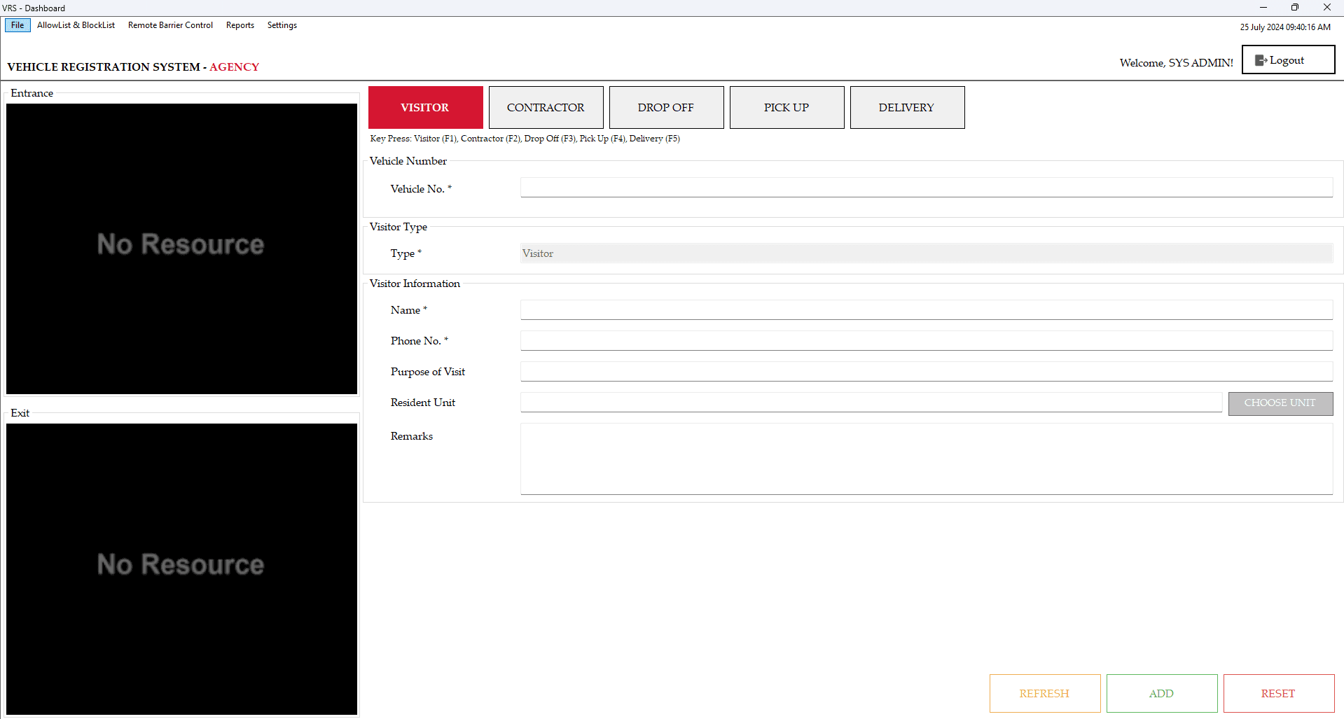 VRS (Vehicle Registration System)
